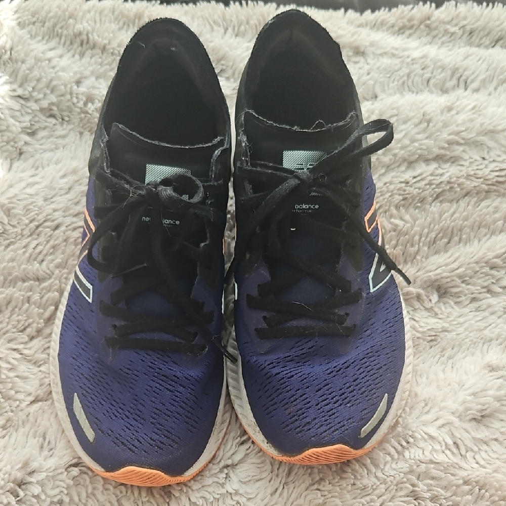 New Balance Navy and Orange Athletic Shoes